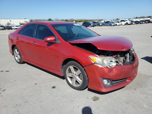 4T1BF1FK5DU684009 - 2013 TOYOTA CAMRY L RED photo 4