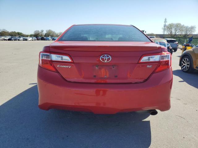 4T1BF1FK5DU684009 - 2013 TOYOTA CAMRY L RED photo 6