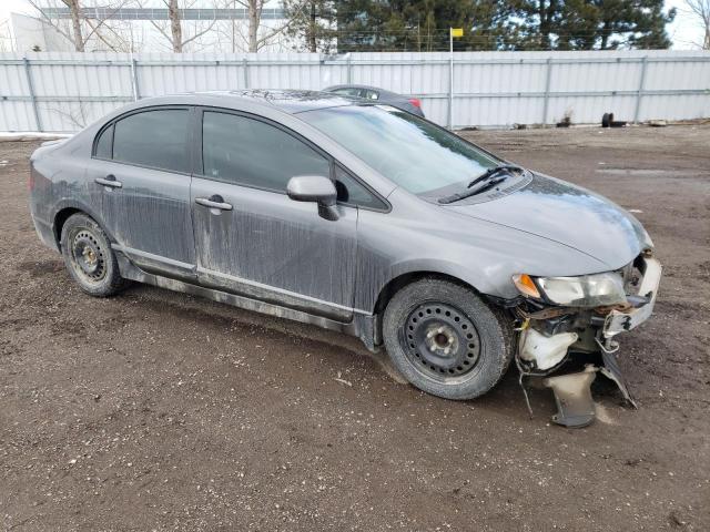 2HGFA16689H101175 - 2009 HONDA CIVIC LX-S GRAY photo 4