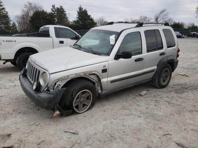 1J4GL38K85W723655 - 2005 JEEP LIBERTY RENEGADE SILVER photo 1