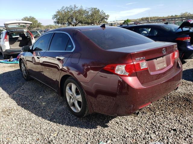 JH4CU26619C018154 - 2009 ACURA TSX BURGUNDY photo 2