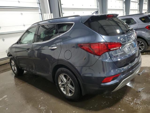 5NMZUDLB1JH066509 - 2018 HYUNDAI SANTA FE S BLUE photo 2