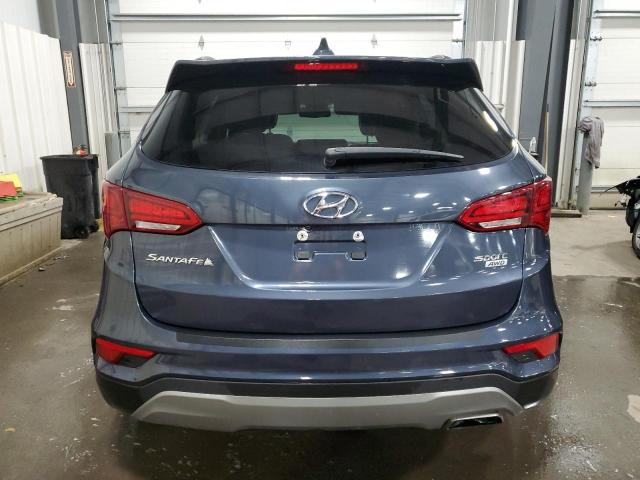 5NMZUDLB1JH066509 - 2018 HYUNDAI SANTA FE S BLUE photo 6