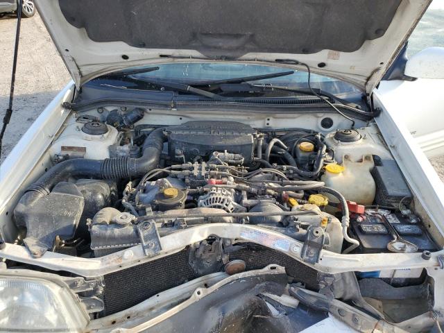 JF1SF65652H751483 - 2002 SUBARU FORESTER S WHITE photo 11