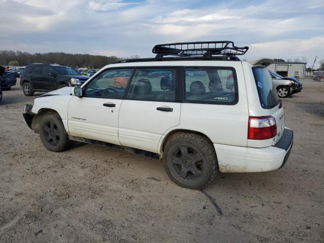 JF1SF65652H751483 - 2002 SUBARU FORESTER S WHITE photo 2