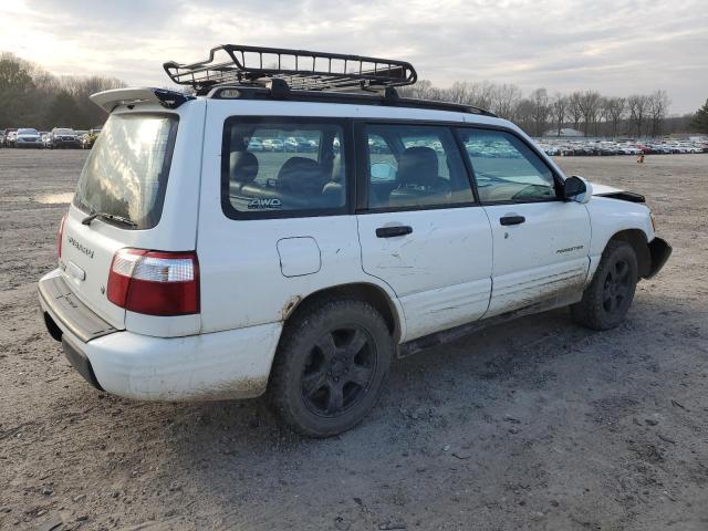 JF1SF65652H751483 - 2002 SUBARU FORESTER S WHITE photo 3