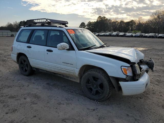 JF1SF65652H751483 - 2002 SUBARU FORESTER S WHITE photo 4
