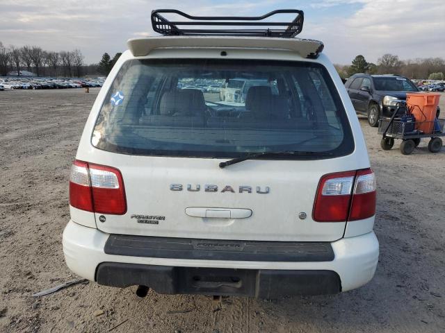 JF1SF65652H751483 - 2002 SUBARU FORESTER S WHITE photo 6
