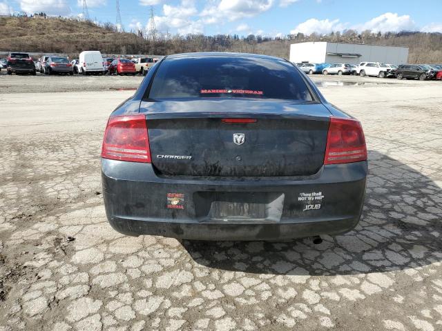 2B3KA43R77H709278 - 2007 DODGE CHARGER SE BLACK photo 6