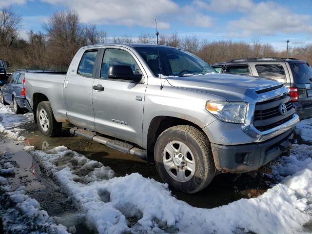 5TFUM5F12EX053770 - 2014 TOYOTA TUNDRA DOUBLE CAB SR/SR5 SILVER photo 4