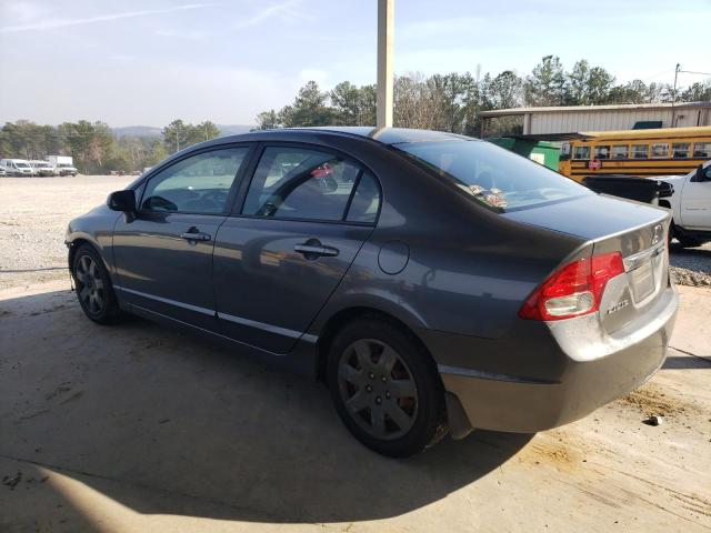 2HGFA16579H370114 - 2009 HONDA CIVIC LX GRAY photo 2