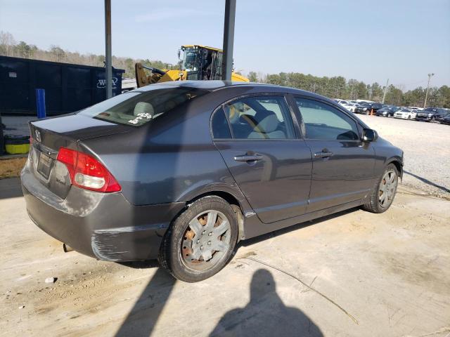 2HGFA16579H370114 - 2009 HONDA CIVIC LX GRAY photo 3