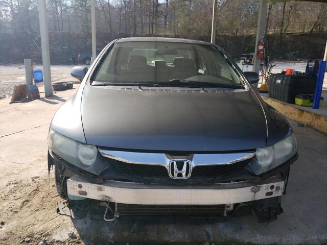 2HGFA16579H370114 - 2009 HONDA CIVIC LX GRAY photo 5