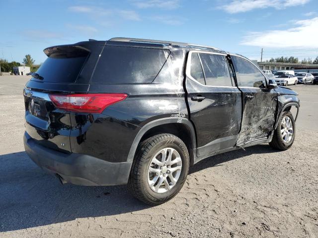 1GNEVGKW8KJ173965 - 2019 CHEVROLET TRAVERSE LT BLACK photo 3