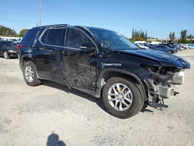 1GNEVGKW8KJ173965 - 2019 CHEVROLET TRAVERSE LT BLACK photo 4