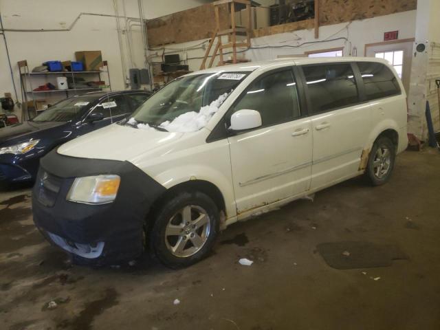 1D8HN54P58B105885 - 2008 DODGE GR CARAVAN SXT WHITE photo 1