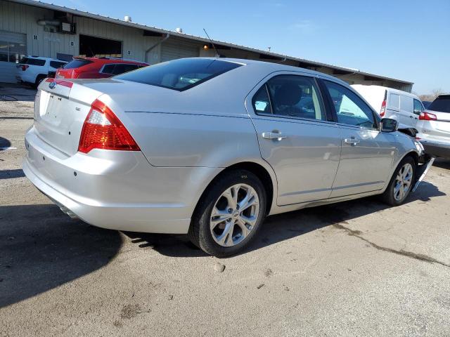 3FAHP0HA4CR288823 - 2012 FORD FUSION SE SILVER photo 3