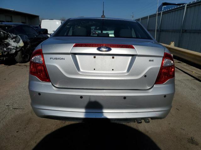 3FAHP0HA4CR288823 - 2012 FORD FUSION SE SILVER photo 6