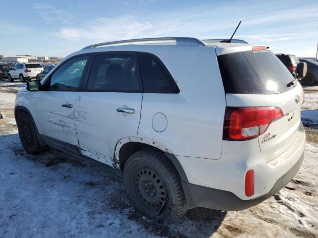 5XYKT3A64FG659030 - 2015 KIA SORENTO LX WHITE photo 2