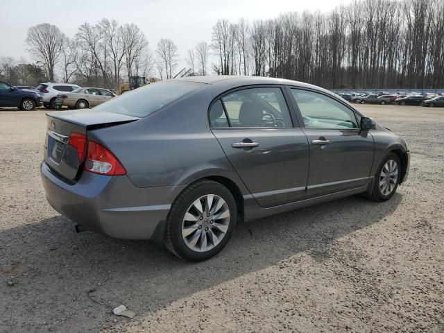 2HGFA1F83AH512148 - 2010 HONDA CIVIC EX GRAY photo 3