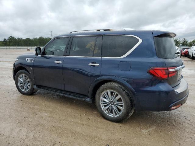 JN8AZ2NF6K9684607 - 2019 INFINITI QX80 LUXE BLUE photo 2