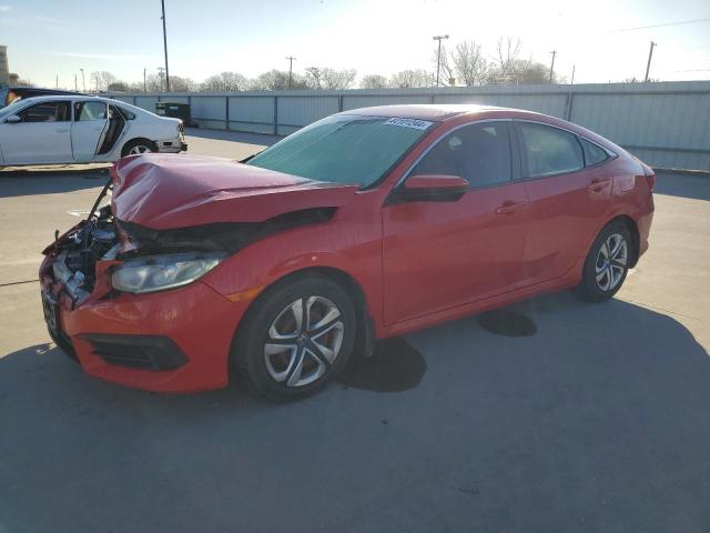 2HGFC2F51GH544742 - 2016 HONDA CIVIC LX RED photo 1