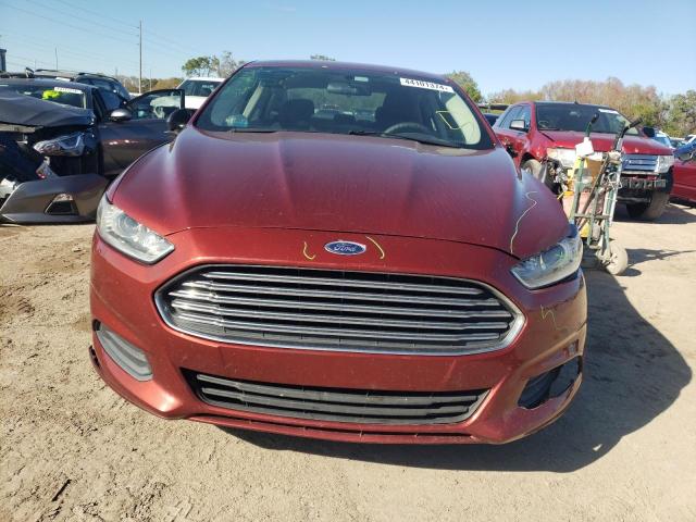 3FA6P0H79ER146840 - 2014 FORD FUSION SE RED photo 5