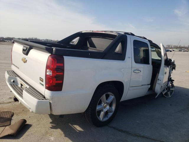 3GNVKGE00AG142581 - 2010 CHEVROLET AVALANCHE LTZ WHITE photo 3