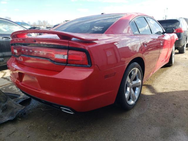 2C3CDXHG9DH526287 - 2013 DODGE CHARGER SXT RED photo 3