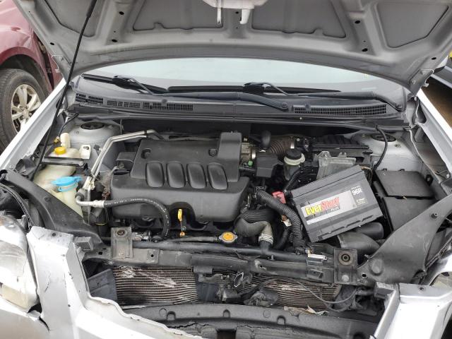 3N1AB6AP8CL728379 - 2012 NISSAN SENTRA 2.0 SILVER photo 11