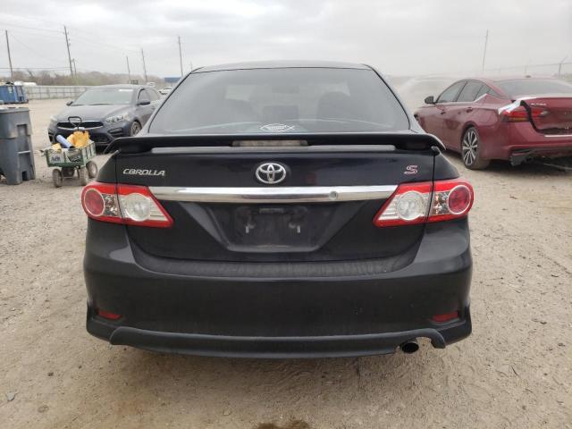 2T1BU4EE2BC675091 - 2011 TOYOTA COROLLA BASE BLACK photo 6