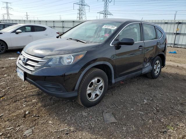 3CZRM3H35DG711460 - 2013 HONDA CR-V LX BLACK photo 1