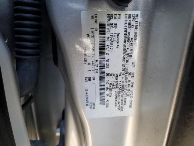 1FADP3E29HL327635 - 2017 FORD FOCUS S SILVER photo 12