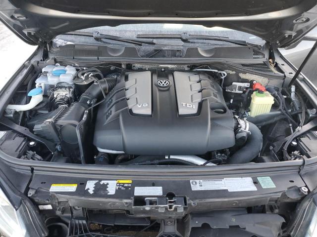 WVGEP9BP1FD006497 - 2015 VOLKSWAGEN TOUAREG V6 TDI GRAY photo 12