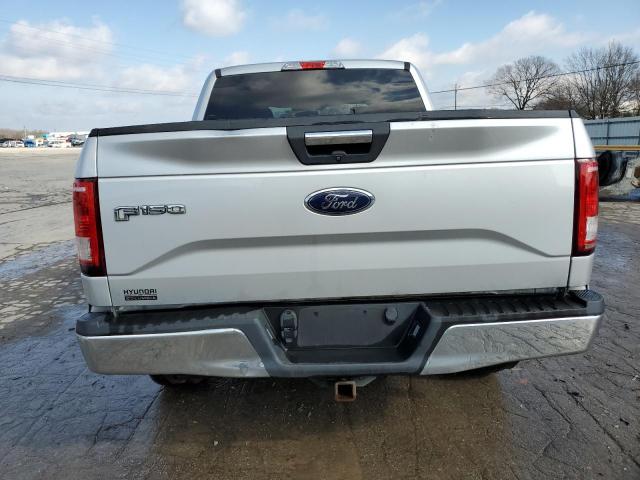 1FTEW1EP6FKD52772 - 2015 FORD F150 SUPERCREW SILVER photo 6