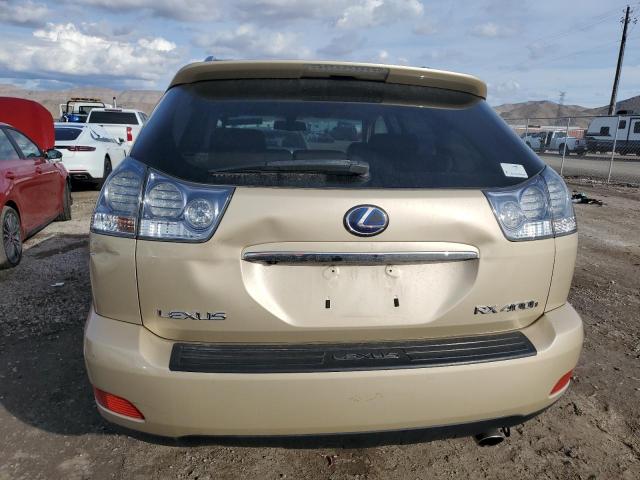 JTJGW31U882007727 - 2008 LEXUS RX 400H CREAM photo 6