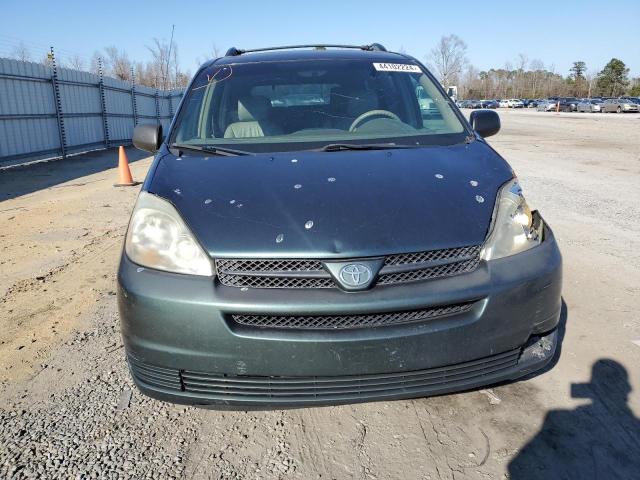 5TDZA23C95S383303 - 2005 TOYOTA SIENNA CE GREEN photo 5