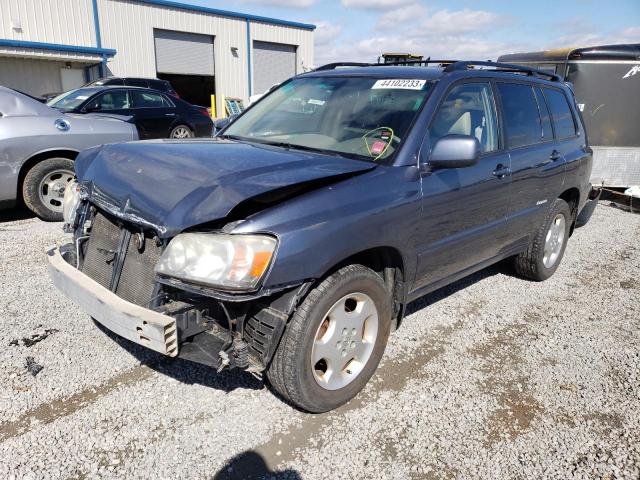 JTEEP21A270188367 - 2007 TOYOTA HIGHLANDER SPORT GRAY photo 1