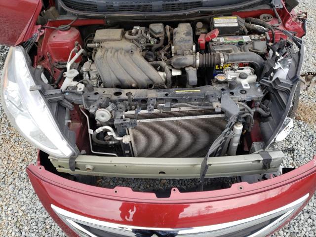 3N1CN7AP2JL808120 - 2018 NISSAN VERSA S RED photo 11