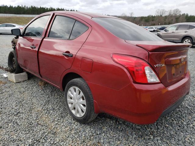 3N1CN7AP2JL808120 - 2018 NISSAN VERSA S RED photo 2