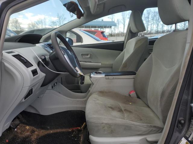 JTDZN3EUXC3175784 - 2012 TOYOTA PRIUS V GRAY photo 7