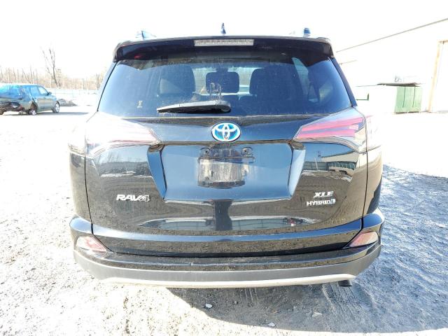 JTMRJREVXJD225159 - 2018 TOYOTA RAV4 HV LE BLACK photo 6