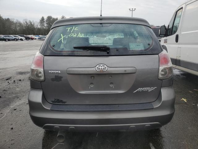 2T1KR32E27C661862 - 2007 TOYOTA COROLLA MA XR GRAY photo 6