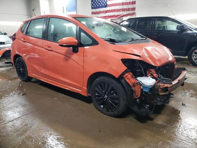 3HGGK5H64JM702594 - 2018 HONDA FIT SPORT ORANGE photo 4