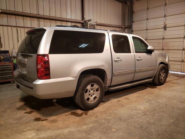 1GNSCJE03ER238059 - 2014 CHEVROLET SUBURBAN C1500 LT SILVER photo 3