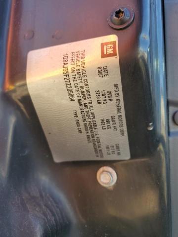 1G8AJ55F27Z205864 - 2007 SATURN ION LEVEL 2 银色 照片 12