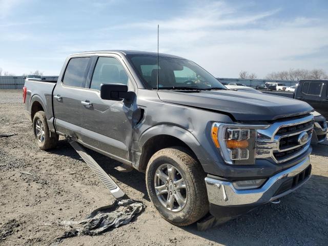 1FTEW1EP5MKE33288 - 2021 FORD F150 SUPERCREW GRAY photo 4