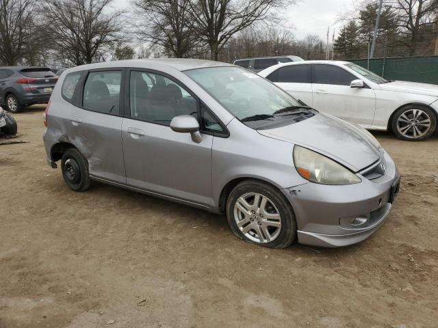 JHMGD38697S068064 - 2007 HONDA FIT S 灰色 照片 4