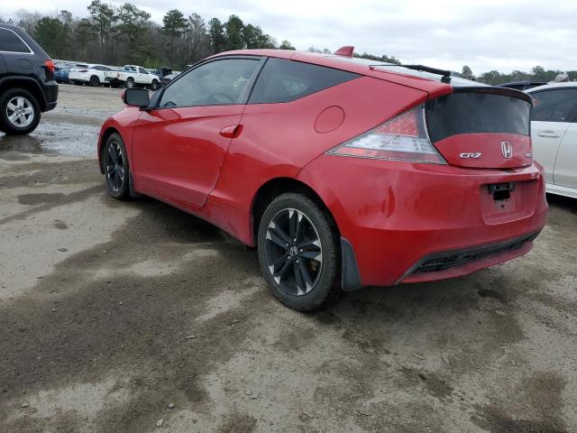 JHMZF1D69FS000066 - 2015 HONDA CR-Z EX RED photo 2