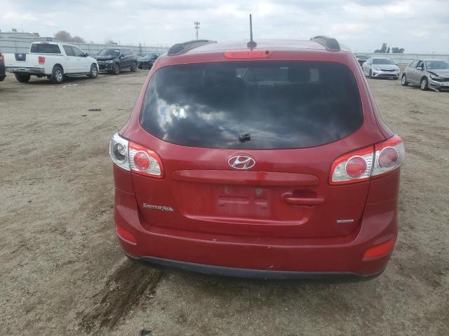 5XYZGDAB9CG124647 - 2012 HYUNDAI SANTA FE GLS RED photo 6